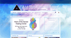 Desktop Screenshot of iamthatiamministries.net