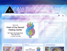 Tablet Screenshot of iamthatiamministries.net